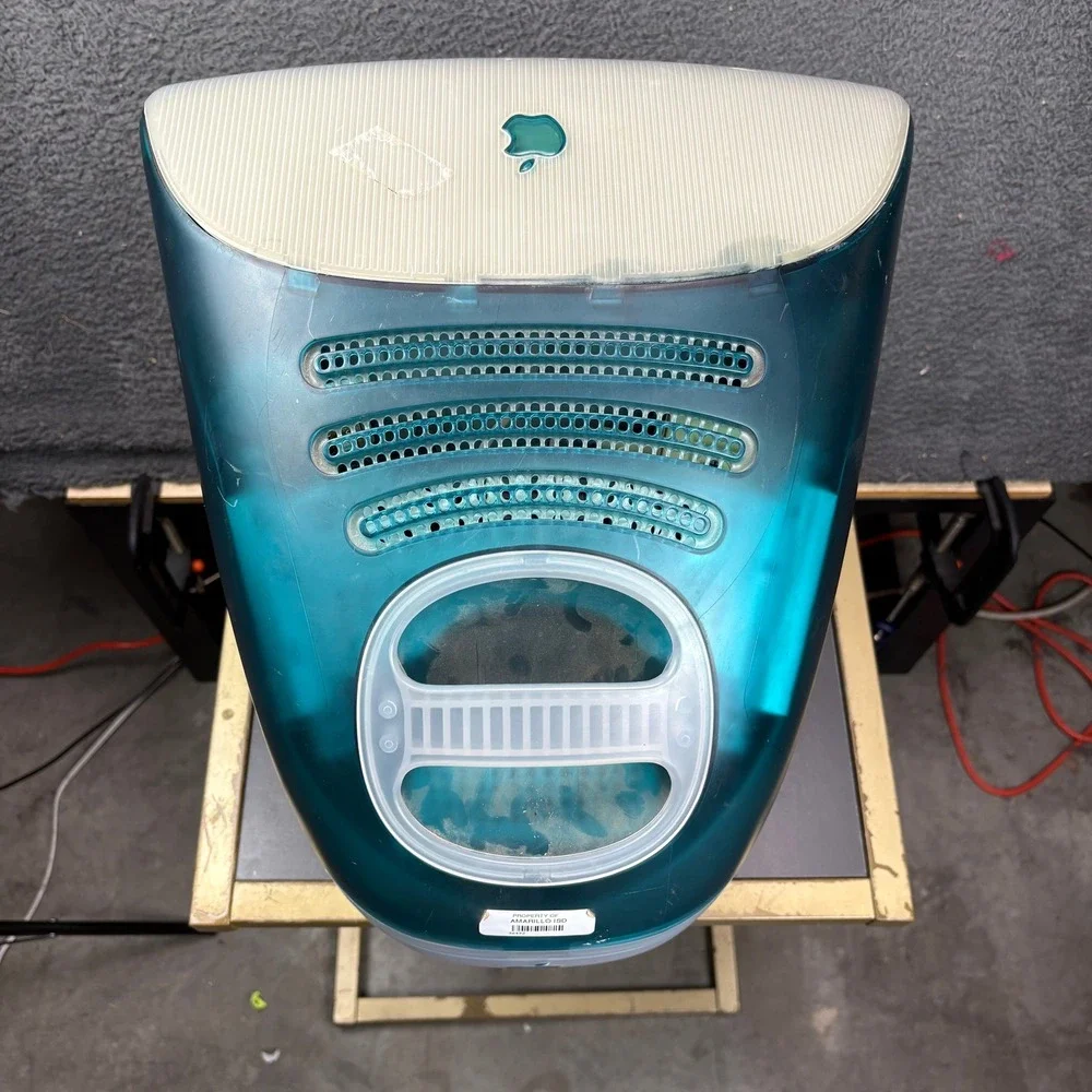 Apple iMac G3 233MHz‎ Bondi Blue Vintage Desktop Computer PowerPC - Parts Only